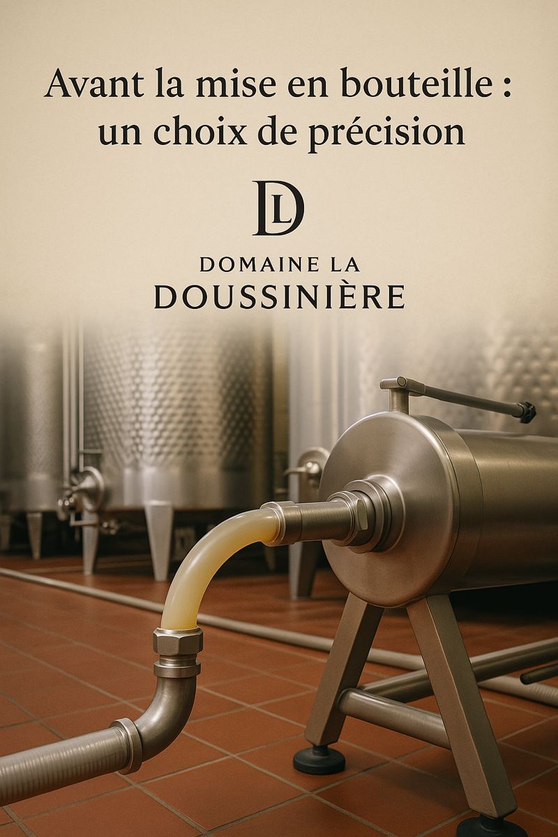 Avant la mise en bouteille : un choix de précision